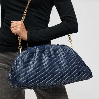 Urban Expressions Handbags Veronica Clutch In Blue