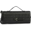 Urban Expressions Handbags Woven Convertible Clutch In Black