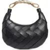 Urban Expressions Handbags Woven Crossbody Bag In Black