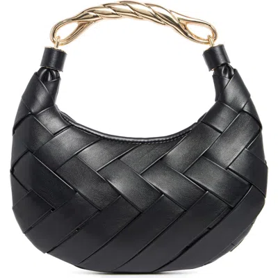Urban Expressions Handbags Woven Crossbody Bag In Black