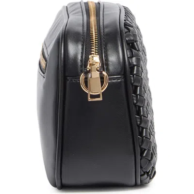 Urban Expressions Handbags Woven Crossbody Bag In Black