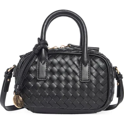 Urban Expressions Handbags Woven Crossbody Bag In Black