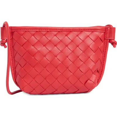 Urban Expressions Handbags Woven Crossbody Bag In Orange