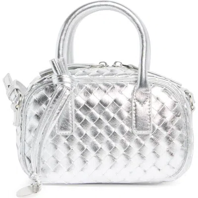 Urban Expressions Handbags Woven Crossbody Bag In Gray