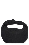 Urban Expressions Handbags Woven Faux Suede Clutch In Black