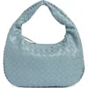 Urban Expressions Handbags Woven Hobo Shoulder Bag In Blue