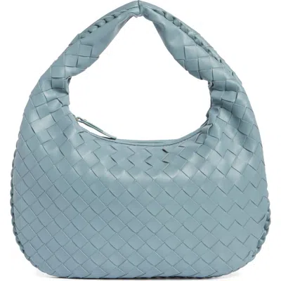 Urban Expressions Handbags Woven Hobo Shoulder Bag In Blue