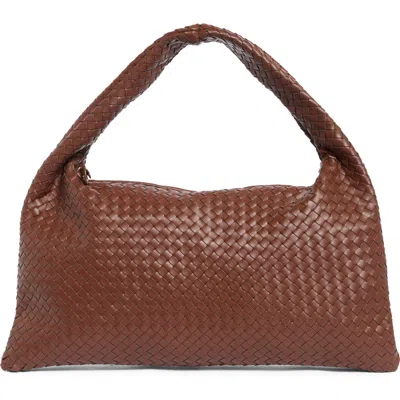 Urban Expressions Handbags Woven Hobo Shoulder Bag In Brown