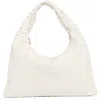 Urban Expressions Handbags Woven Hobo Shoulder Bag In Ivory