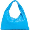 Urban Expressions Handbags Woven Hobo Shoulder Bag In Royal Blue