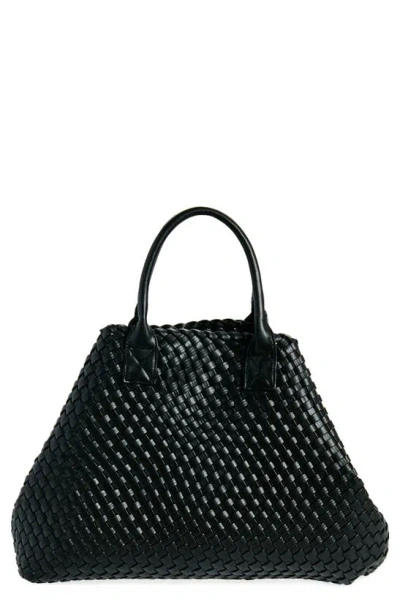 Urban Expressions Handbags Woven Tote & Pouch In Black