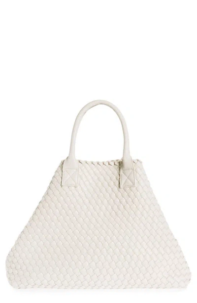 Urban Expressions Handbags Woven Tote & Pouch In Oat Milk