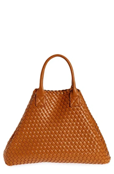 Urban Expressions Handbags Woven Tote & Pouch In Tan