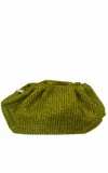Urban Expressions Hot Stone Clutch In Lime In Green