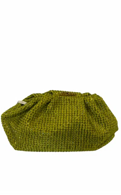 Urban Expressions Hot Stone Clutch In Lime In Green