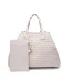 Urban Expressions Ithaca Woven Tote Bag In Periwinkle