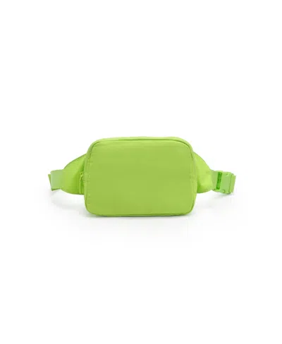 Urban Expressions Jonny Nylon Belt Bag In Lime