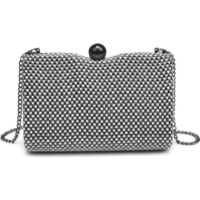 Urban Expressions Marissa Evening Bag In Black Ivory