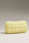 Urban Expressions Quilted Puffer Cloud Cosmetic Pouch In Yellow