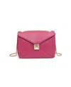 Urban Expressions Ribbon Shoulder Bag In Magenta