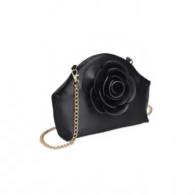 Urban Expressions Rose Crossbody Bag In Black
