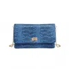 Urban Expressions Rykard Snake Clutch Crossbody Bag In Blue