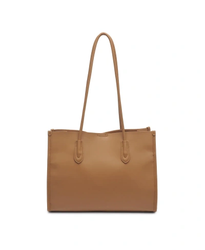 Urban Expressions Sidney Smooth Tote In Tan