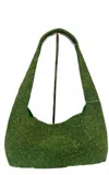 Urban Expressions Soraka Crystal Handbag In Lime In Green