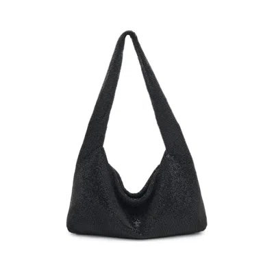 Urban Expressions Soraka Evening Crystal Rhinestone Bag In Black