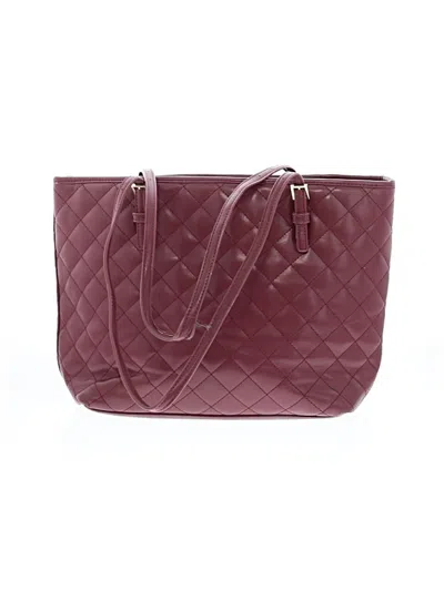 Pre-owned Urban Expressions Tote Bag In Burgundy