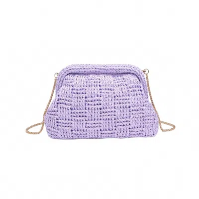 Urban Expressions Women's Annie Clutch & Crossbody Bag In Lilac In Blue