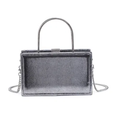 Urban Expressions Women's Charlie Evening Bag In Pewter In Silver