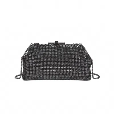 Urban Expressions Women's Delfina Crystal Evening Bag In Black