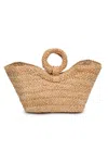 Urban Expressions Women's Edith Ring Handle Tote In Natural In White