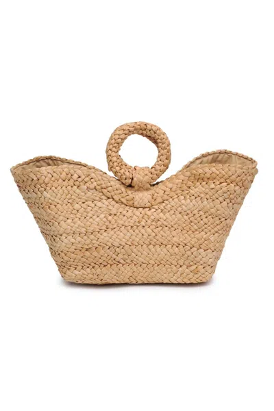 Urban Expressions Women's Edith Ring Handle Tote In Natural In White