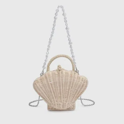 Urban Expressions Women's Erica Seashell Crossbody Bag In Ivory In Multi