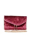 Urban Expressions Women's Lucy Clutch In Ruby In Pink