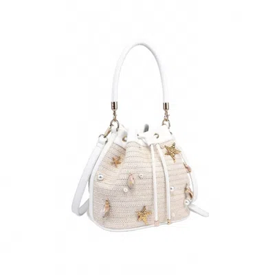Urban Expressions Women's Nantucket Crossbody Bag In Ivory White In Multi