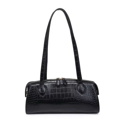 Urban Expressions Women's Nessa Shoulder Bag In Black In White