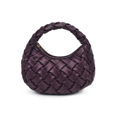 Urban Expressions Women's Noreen Woven Clutch Bag In Wine In Black