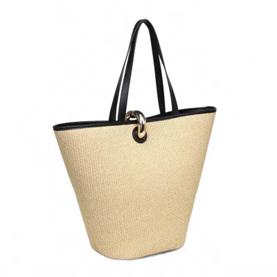 Urban Expressions Women's Raelynn Tote Bag In Natural Black