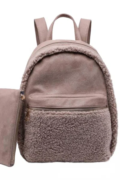 Urban Expressions Women's Suffolk Backpack In Taupe In Gray