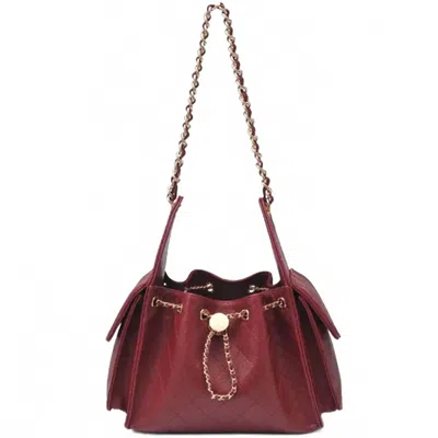 Urban Expressions Women's Willow Vegan Leather Purse In Burgundy In White