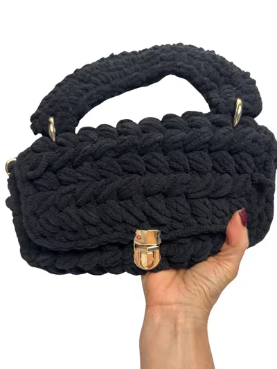 Urban Expressions Women's Woven Clutch Bag In Black