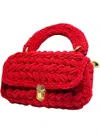 Urban Expressions Women's Woven Clutch Bag In Red In Red