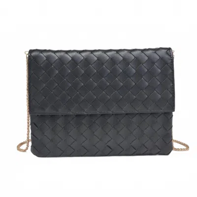 Urban Expressions Women's Woven Clutch Crossbody Bag In Black