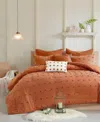 Urban Habitat Brooklyn Jacquard Cotton 7-pc. Comforter Set, Full/queen In Rust