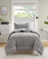 Urban Habitat Juniper Puffy 2-pc. Comforter Set, Twin/twin Xl In Gray