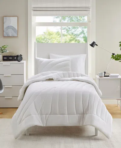 Urban Habitat Juniper Puffy 2-pc. Comforter Set, Twin/twin Xl In White