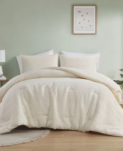 Urban Habitat Wyatt Jersey 3-pc. Duvet Cover Set, King/california King In Ivory